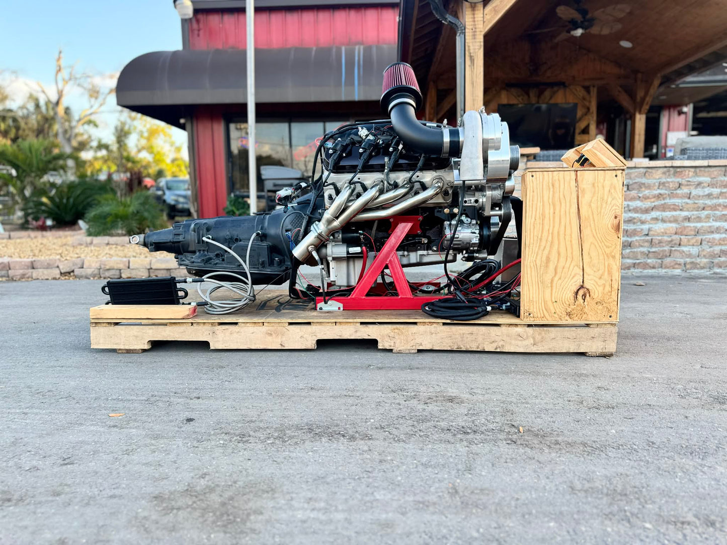 M&M Motors Supercharged LS3 6.2L Hot Rod Turn Key Swap with Transmission