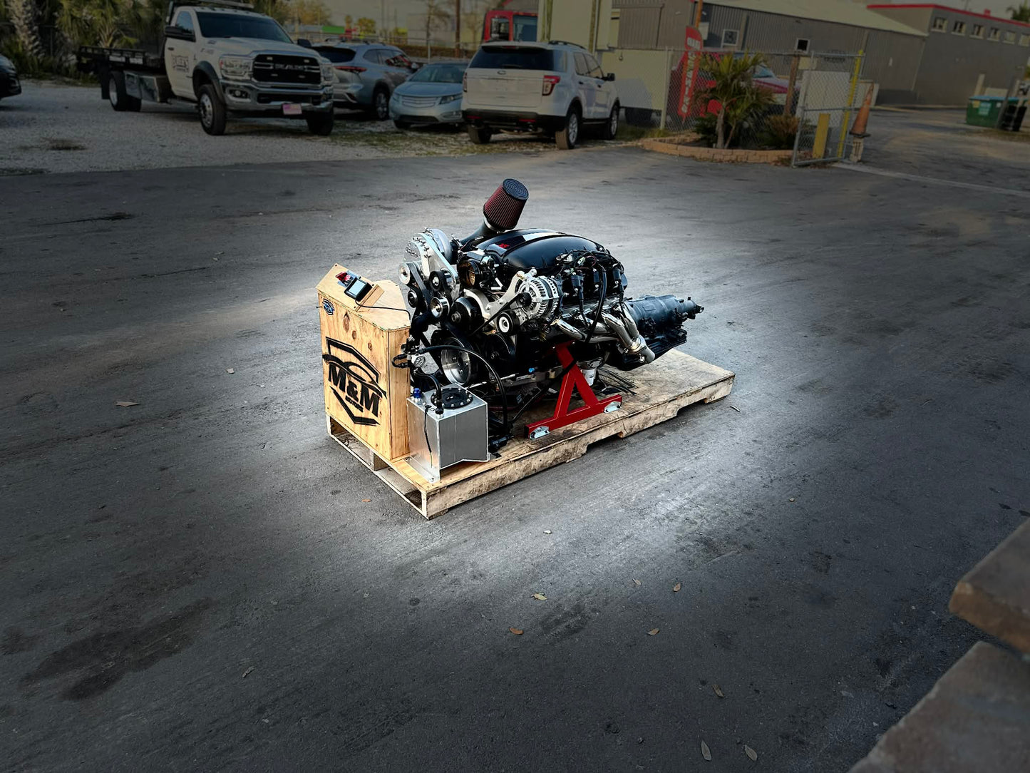 M&M Motors Supercharged LS3 6.2L Hot Rod Turn Key Swap with Transmission